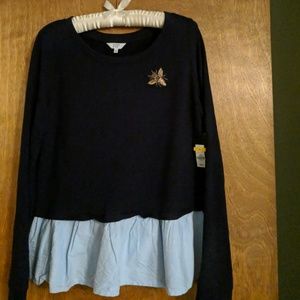 Bnwt crown and ivy bee shirt